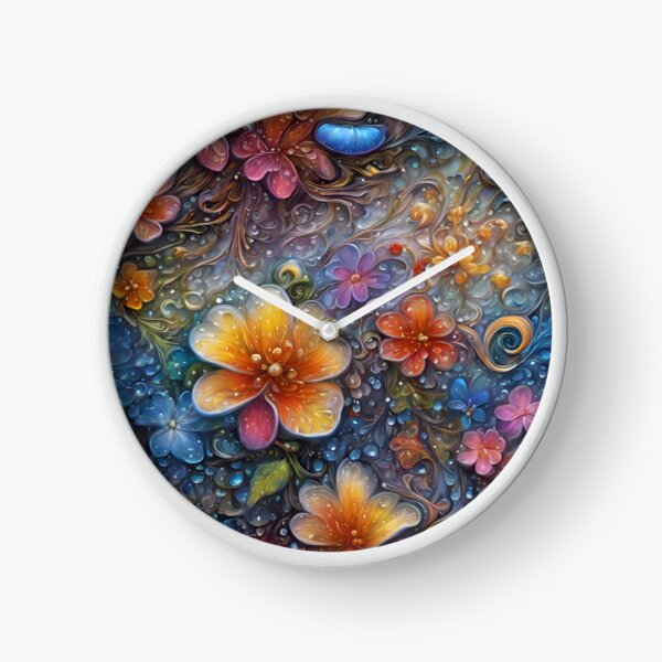 Aperçu de l'œuvre Colorful Flower Pattern créée et vendue par TheArtOfPat.
