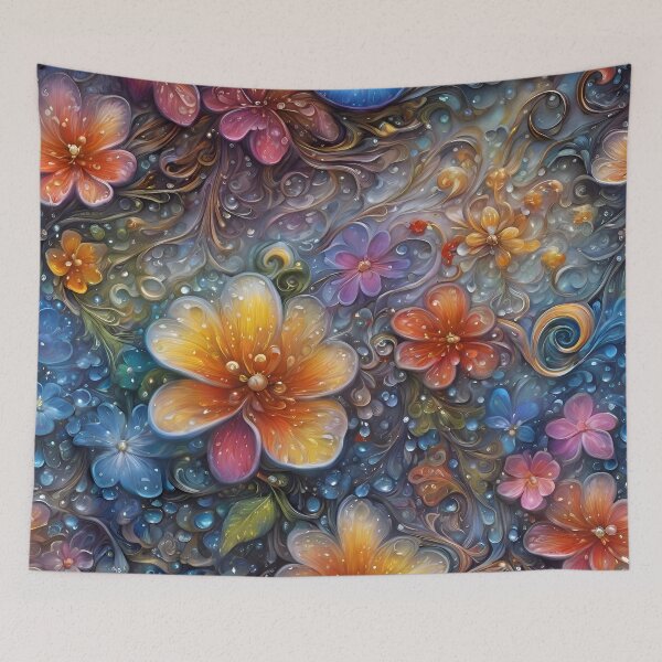 Aperçu de l'œuvre Colorful Flower Pattern créée et vendue par TheArtOfPat.