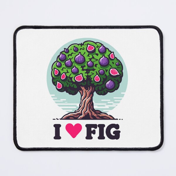 Item preview, I Love Fig - Whimsical Fig Tree Art designed and sold by Designowner.