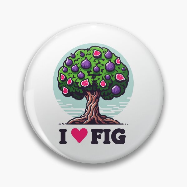 Item preview, I Love Fig - Whimsical Fig Tree Art designed and sold by Designowner.