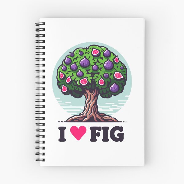 Item preview, I Love Fig - Whimsical Fig Tree Art designed and sold by Designowner.