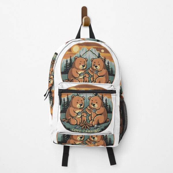 Item preview, bear love camping designed and sold by SabyDigitalArt.