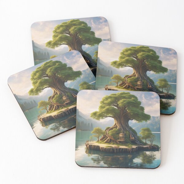 Item preview, The Lonely Tree Island designed and sold by DOSanctuary.