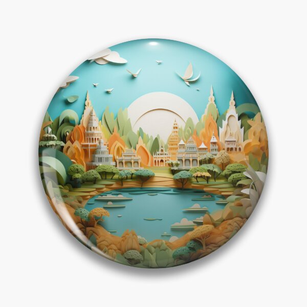 Item preview, Cityscape In Paper Art designed and sold by NDMDesignStudio.