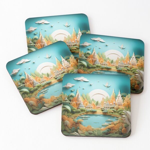 Item preview, Cityscape In Paper Art designed and sold by NDMDesignStudio.