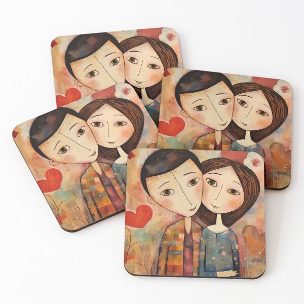 Item preview, Couple Cheek To Cheek designed and sold by SallieIrma.