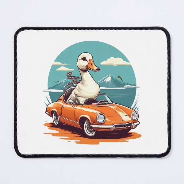Item preview, Goose Riding a Super Car designed and sold by WIKWOK.