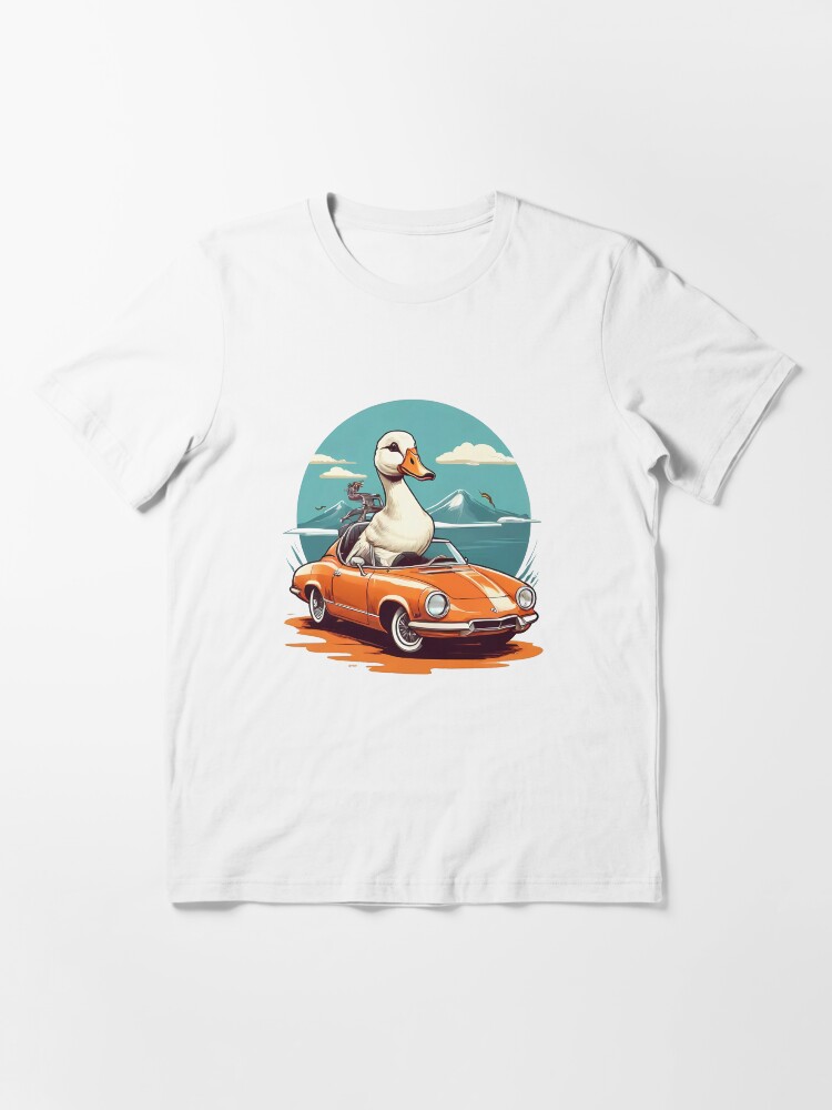 Goose Riding a Super Car Essential T Shirt for Sale by WIKWOK Redbubble