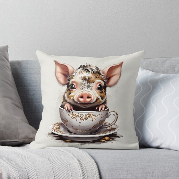 Item preview, Teacup Pig, Brown and Black designed and sold by BajanTees.