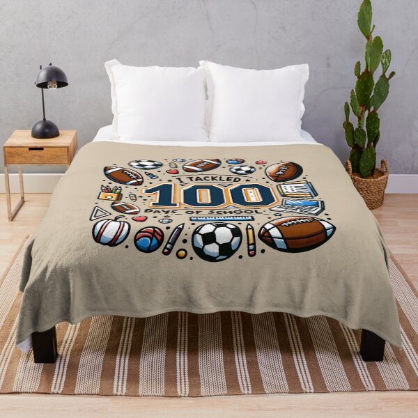 Item preview, I Tackled 100 Days of School Football Soccer Sports designed and sold by ArtMeetsPizza.