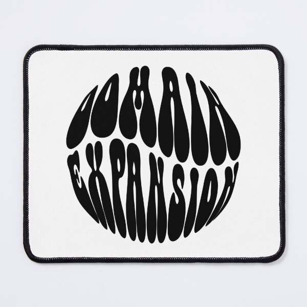 Item preview, Domain Expansion Text Monochrome White designed and sold by Meepuruproject.