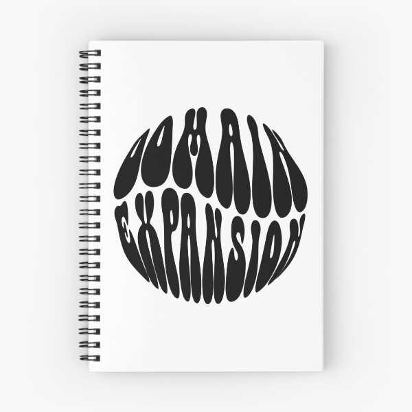 Item preview, Domain Expansion Text Monochrome White designed and sold by Meepuruproject.