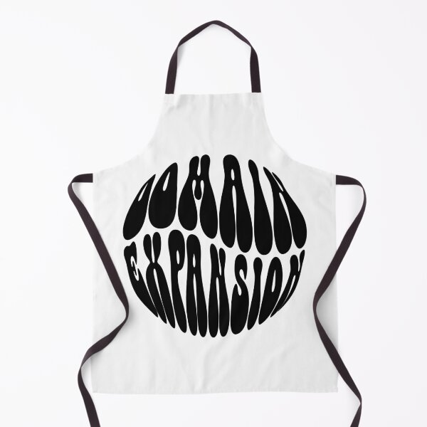 Item preview, Domain Expansion Text Monochrome White designed and sold by Meepuruproject.