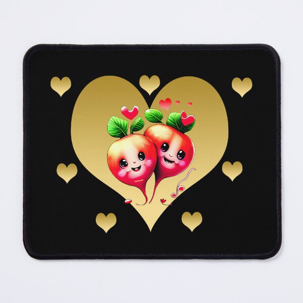 Item preview, Radish couple in love designed and sold by Astralia.