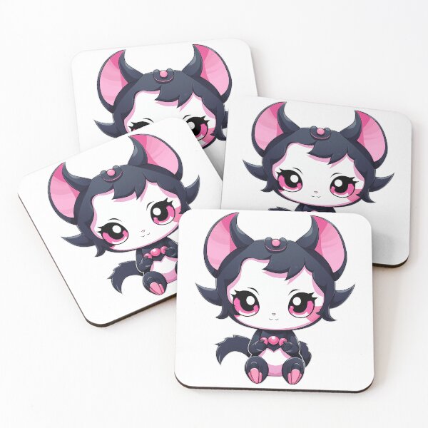 Item preview, Evil Little Pink Kitty, Emo Chibi Cat designed and sold by TyGuySupply.