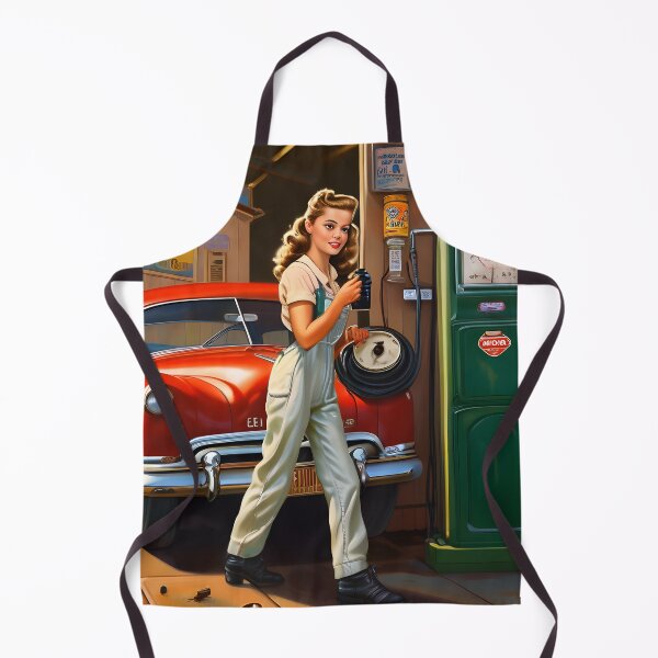 Item preview, Retro Automotive Pinup designed and sold by Hall-O-Gram.