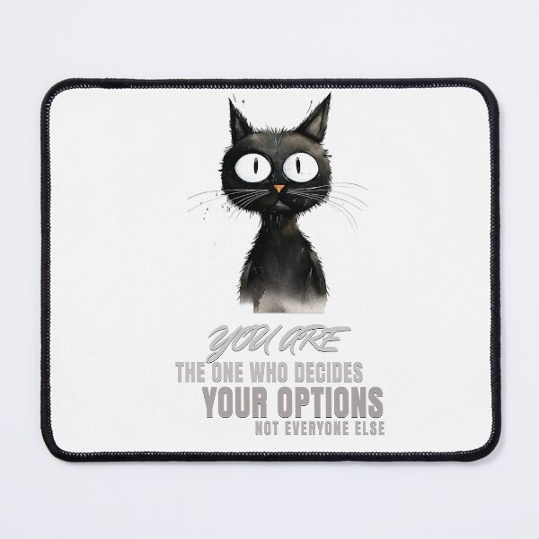 Artikelvorschau, Philosophische schwarze Katze entworfen und verkauft von Artcollectionus.
