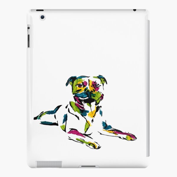 Boris the Staffordshire Terrier *dark iPad Snap Case