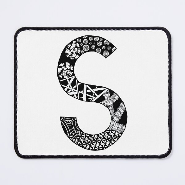 Artikelvorschau, Buchstabe S Zentangle entworfen und verkauft von SavannaHandmade.