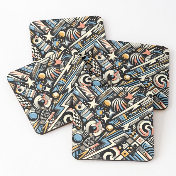 Item preview, Modern maximalist surface pattern design.  designed and sold by Inkstorm-London.