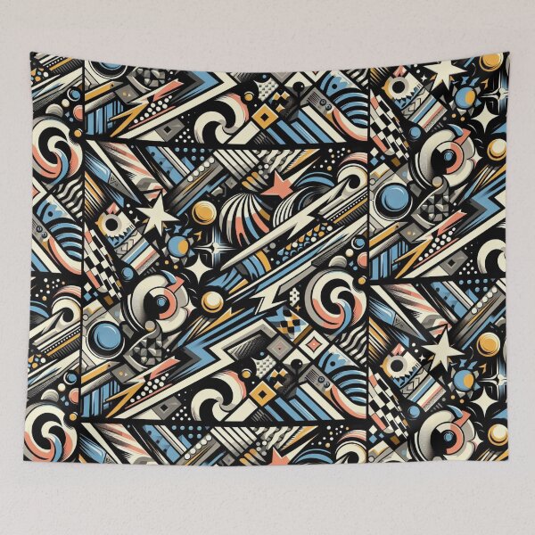 Item preview, Modern maximalist surface pattern design.  designed and sold by Inkstorm-London.