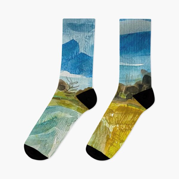 Item preview, Meadow with Yellow Grass and Blue Sky designed and sold by Shana  Schutte.