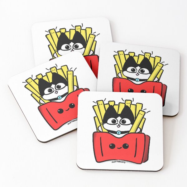 Item preview, Happy Kitty Fries designed and sold by plattercat.