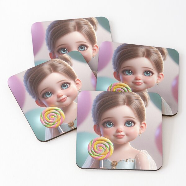 Item preview, Cute Big-eyed Baby Lollipop 2 designed and sold by AIExpressive.