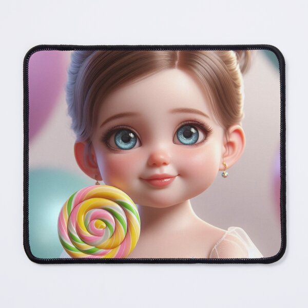 Item preview, Cute Big-eyed Baby Lollipop 2 designed and sold by AIExpressive.