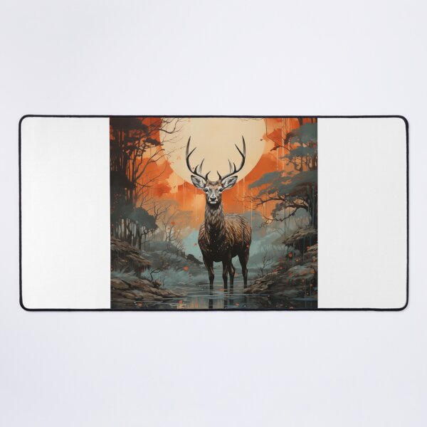 Item preview, Majestic Reindeer Painting designed and sold by Rockwpapart.