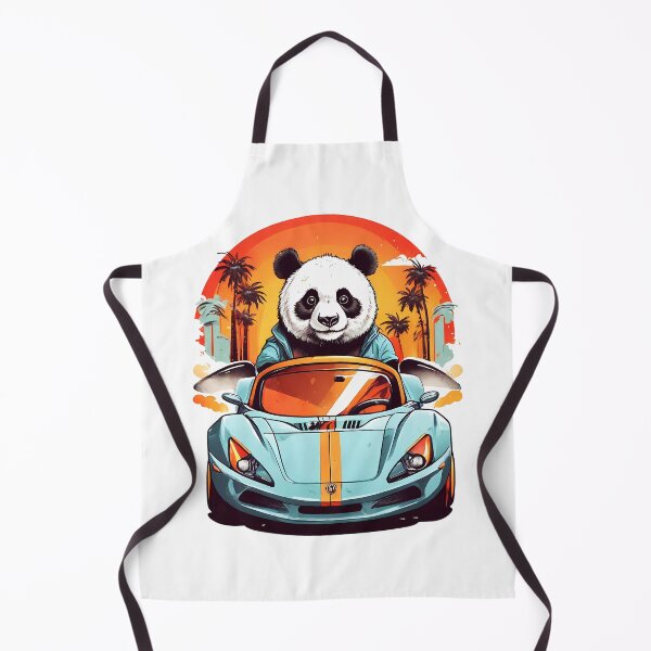 Item preview, Panda Riding a Super Car designed and sold by WIKWOK.
