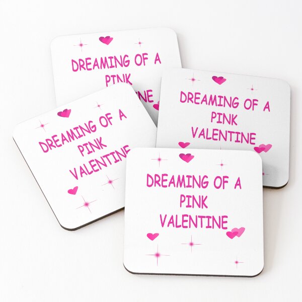 Item preview, Pink Hearts Dreaming of a Pink Valentines Day Funny pink valentine slogan designed and sold by Artstastic.