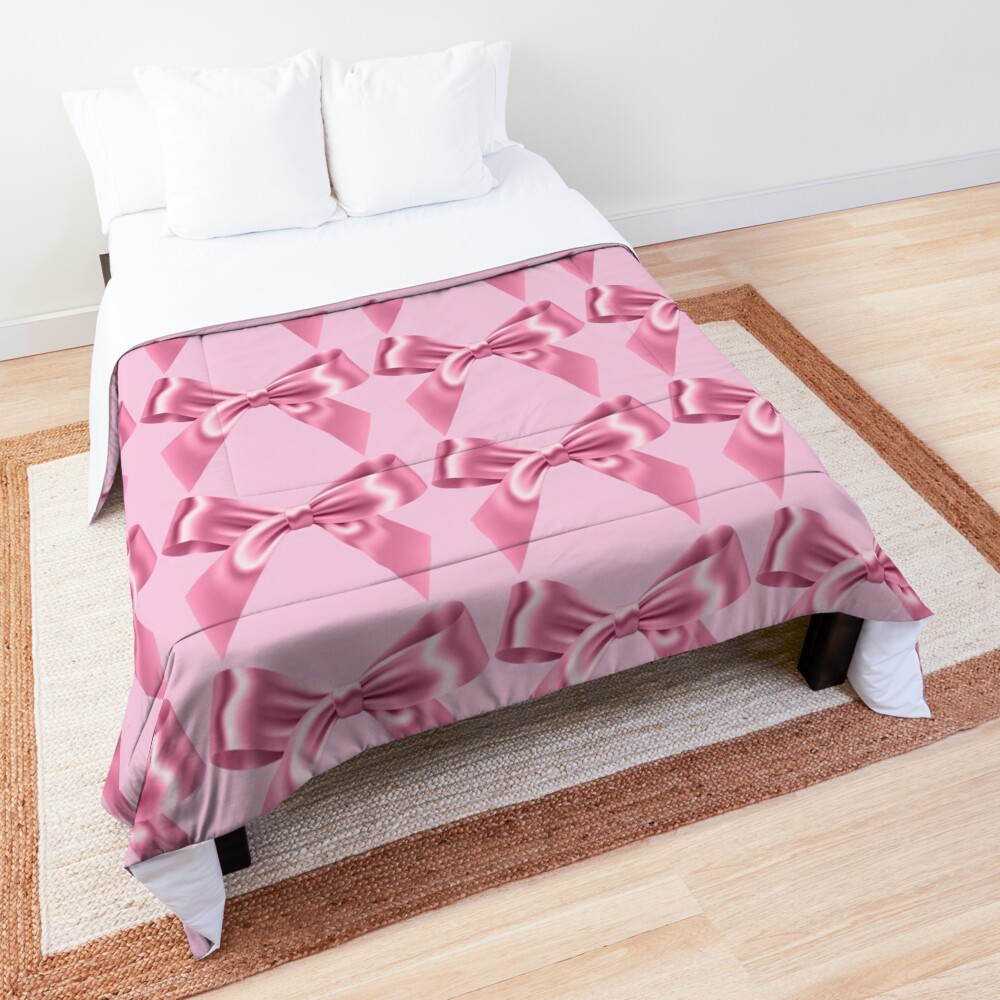 Discover Pink Coquette Bow Quilt