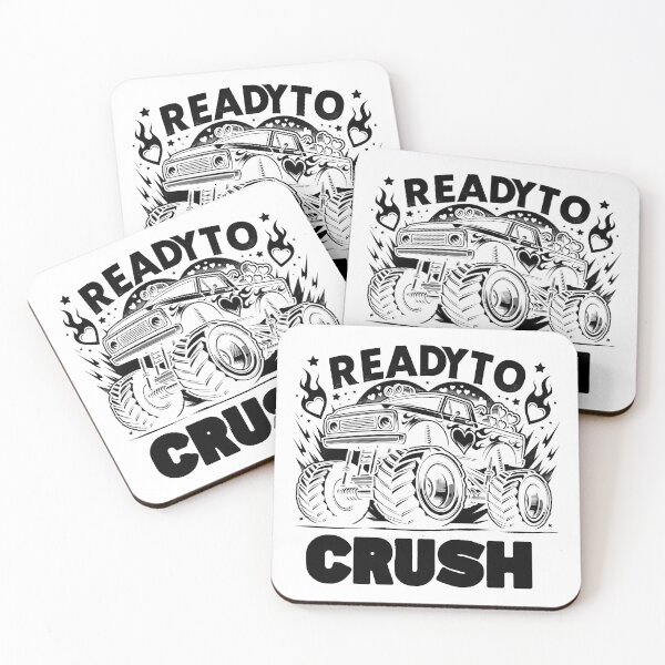 Item preview, I'm Ready To Crush Hearts Monster Truck Valentines Day T-Shirt designed and sold by MAPDDesigns.