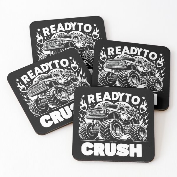 Item preview, I'm Ready To Crush Hearts Monster Truck Valentines Day T-Shirt designed and sold by MAPDDesigns.