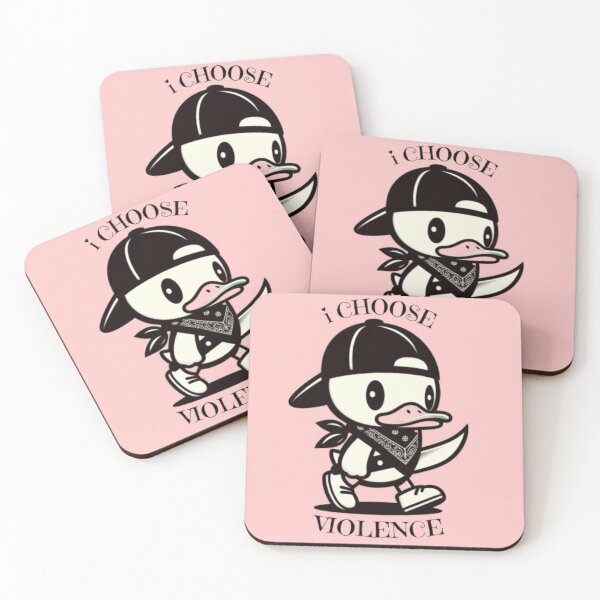 Item preview, I Choose Violence Funny Duck designed and sold by Fictio ⭐​⭐​⭐​⭐​⭐​.