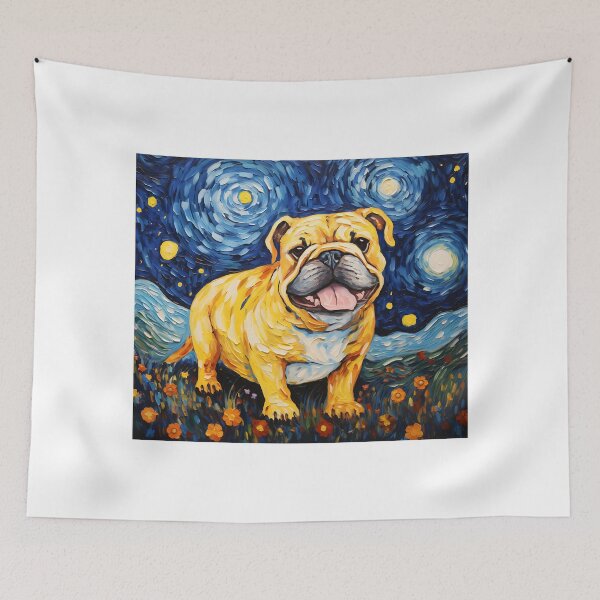 Item preview, Canine Constellations - Vintage Van Gogh Watercolor Elegance designed and sold by Silver Medal.