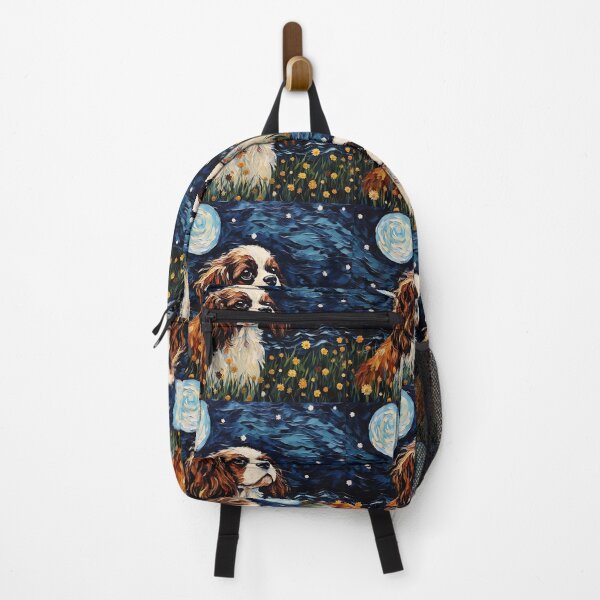 Item preview, Night's Best Friend - Van Gogh Inspired Dog in Watercolor Vintage designed and sold by Silver Medal.