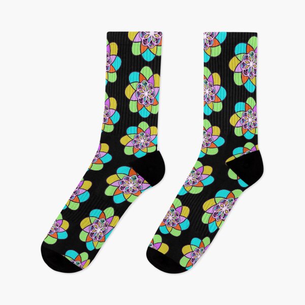 Item preview, Hand-drawn Colorful Flowers designed and sold by Victoria Rose.