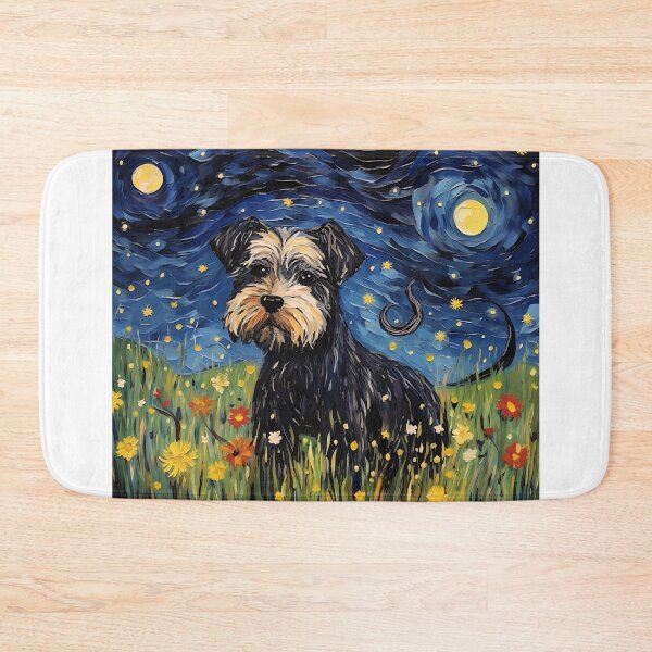 Item preview, Vintage Van Gogh Pup - Watercolor Starry Night Reverie designed and sold by Silver Medal.