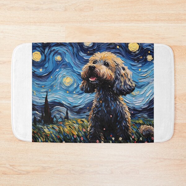 Item preview, Starry Canine Elegance - Van Gogh's Legacy in Watercolor Vintage designed and sold by Silver Medal.