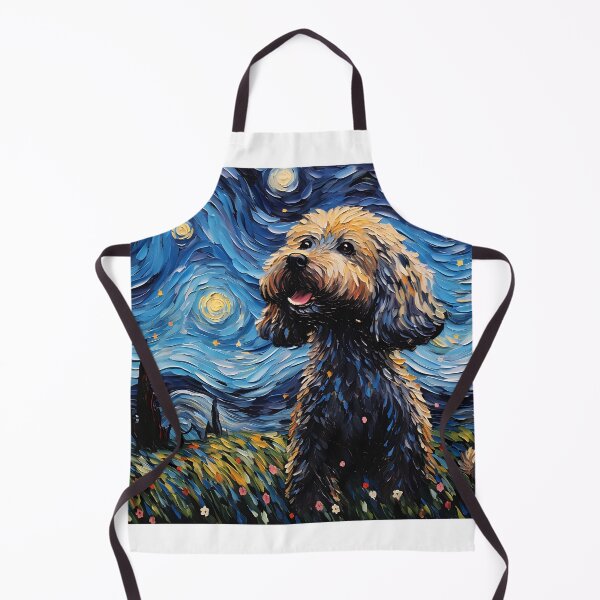 Item preview, Starry Canine Elegance - Van Gogh's Legacy in Watercolor Vintage designed and sold by Silver Medal.