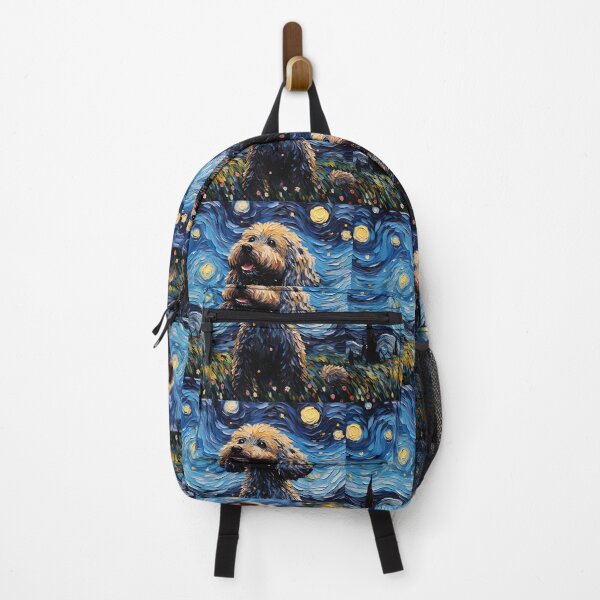 Item preview, Starry Canine Elegance - Van Gogh's Legacy in Watercolor Vintage designed and sold by Silver Medal.