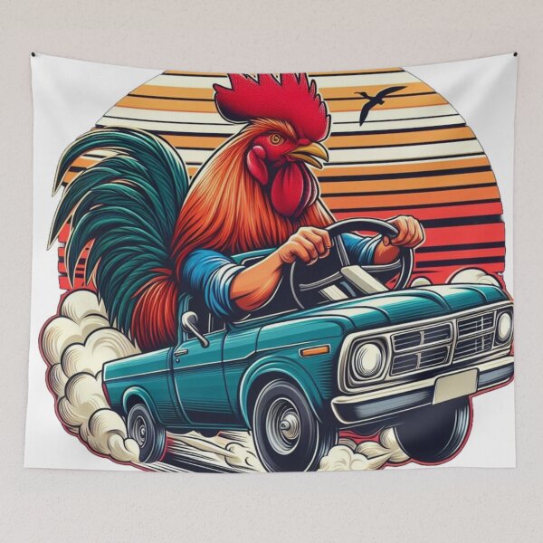 Item preview, Crazy Rooster designed and sold by NostosArt.