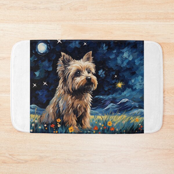 Item preview, Canine Whisper in the Starry Night - Van Gogh Watercolor Vintage designed and sold by Silver Medal.