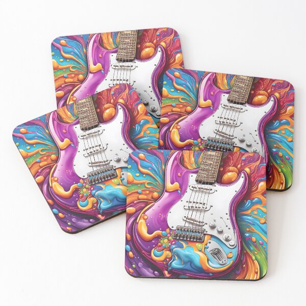 Artikelvorschau, Electric Guitar Paint Splash entworfen und verkauft von TheArtOfPat.