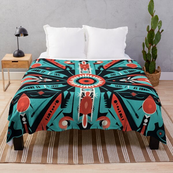 Item preview, Colorful Sioux Indian tribal pattern designed and sold by dcrc.