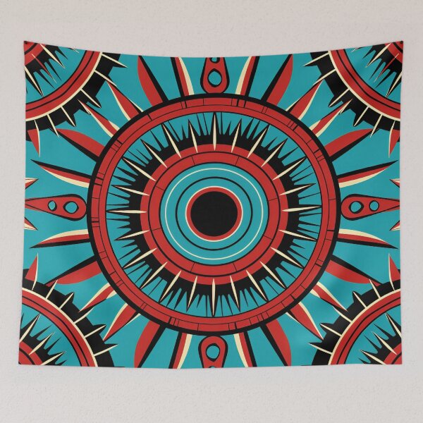 Item preview, colorful sioux indian tribal pattern designed and sold by dcrc.