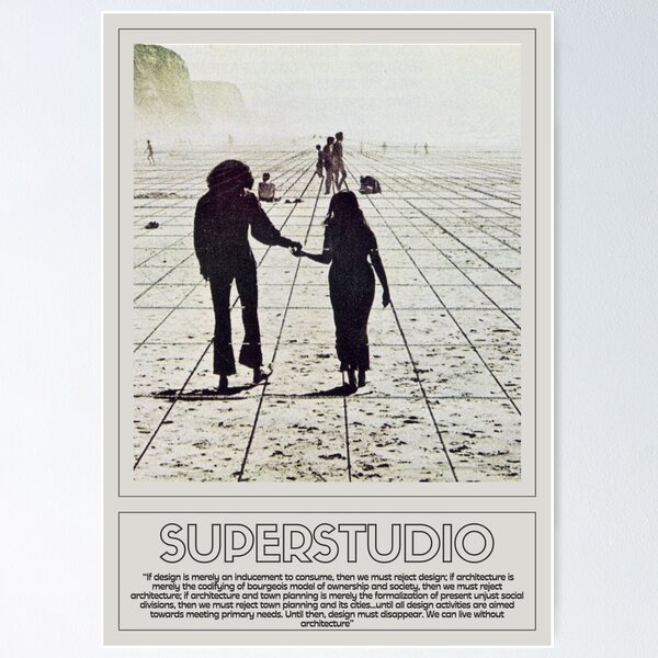 Item preview, Superstudio architecture avant garde design colors designed and sold by soulsurferart.