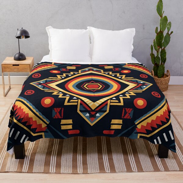 Item preview, Colorful Pueblo Indian tribal pattern designed and sold by dcrc.